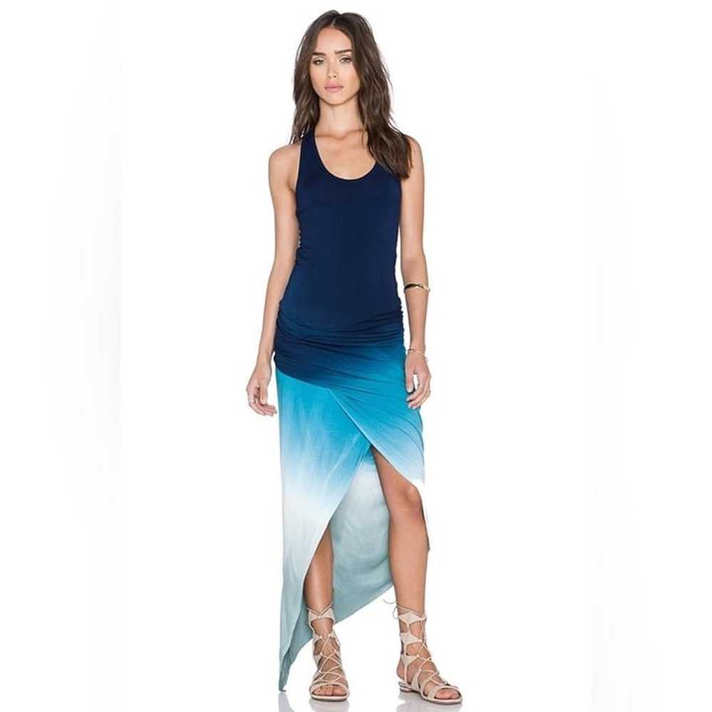 Young Fabulous & Broke Sassy Maxi Dress in Blue O… - image 1