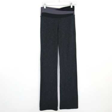 Lululemon Women's Black Astro Yoga Pants Size 6 Criss Cross Waist