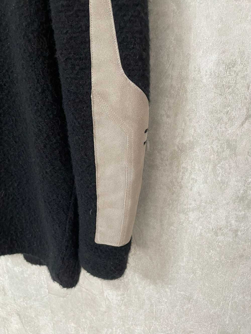 Rick Owens Rick owens leather patch hoodie knit - image 4