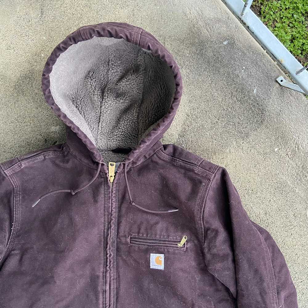 Carhartt × Vintage Vintage carhartt Sherpa lined … - image 2