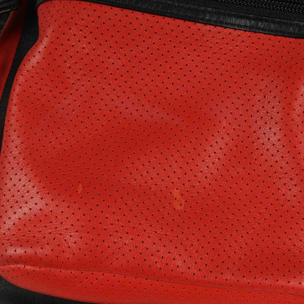 Coach Coach Leather Nylon Combination Perforated … - image 3