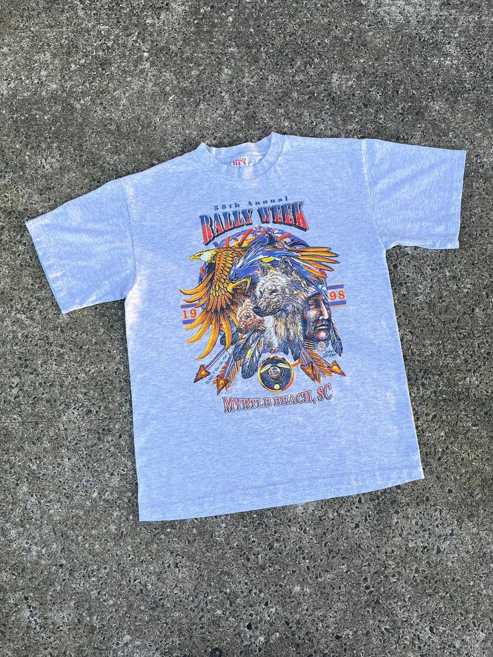 Harley Davidson × Vintage Vintage 90’s Rally Week… - image 1