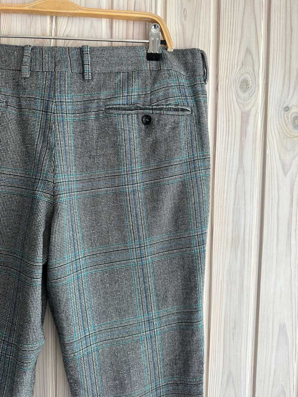 Gucci GUCCI Wool Mohair Plaid Check Trousers - image 10