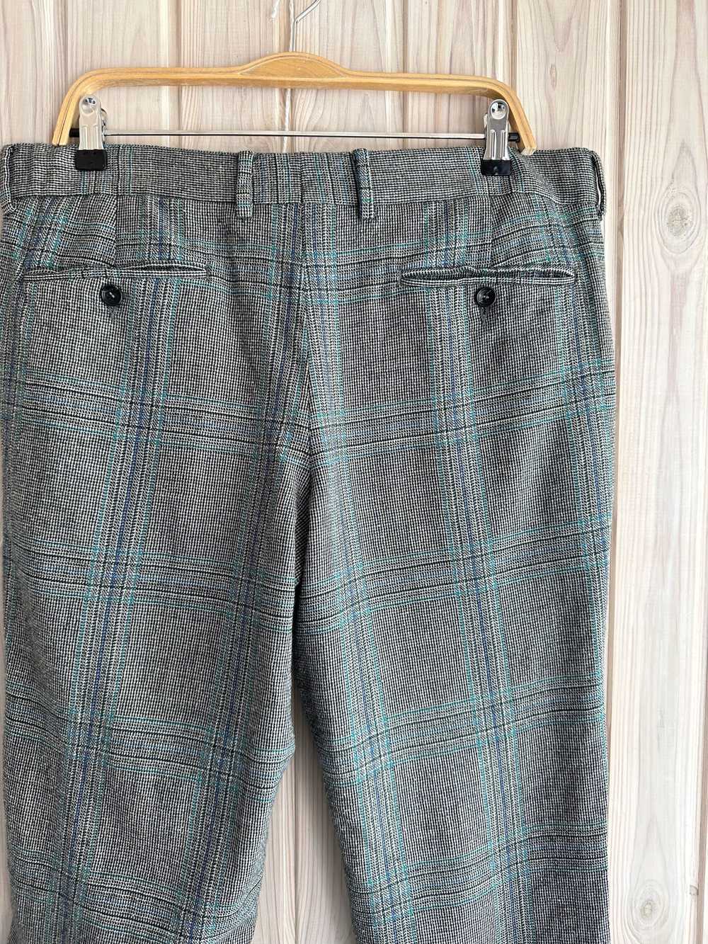 Gucci GUCCI Wool Mohair Plaid Check Trousers - image 11