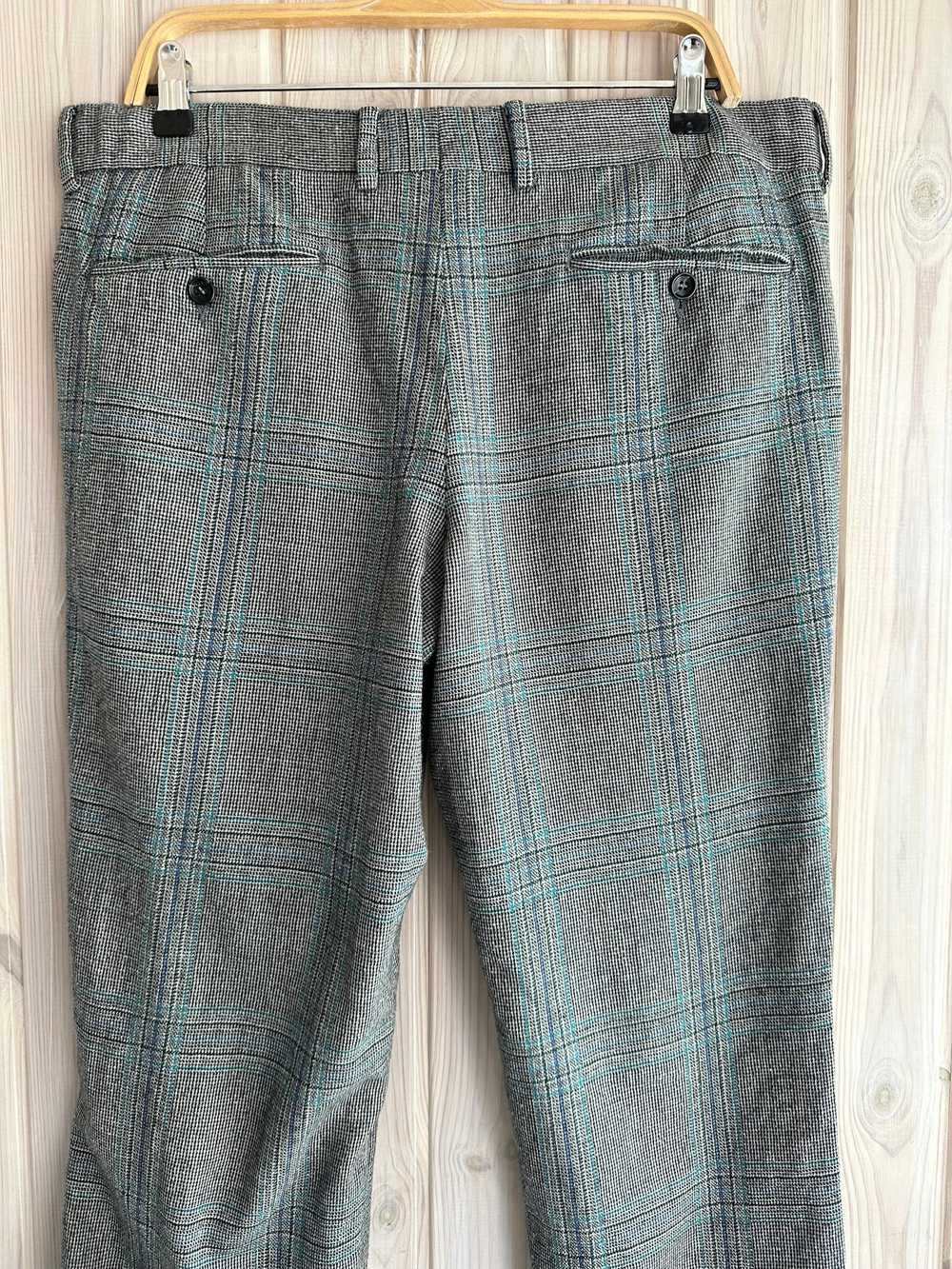 Gucci GUCCI Wool Mohair Plaid Check Trousers - image 8