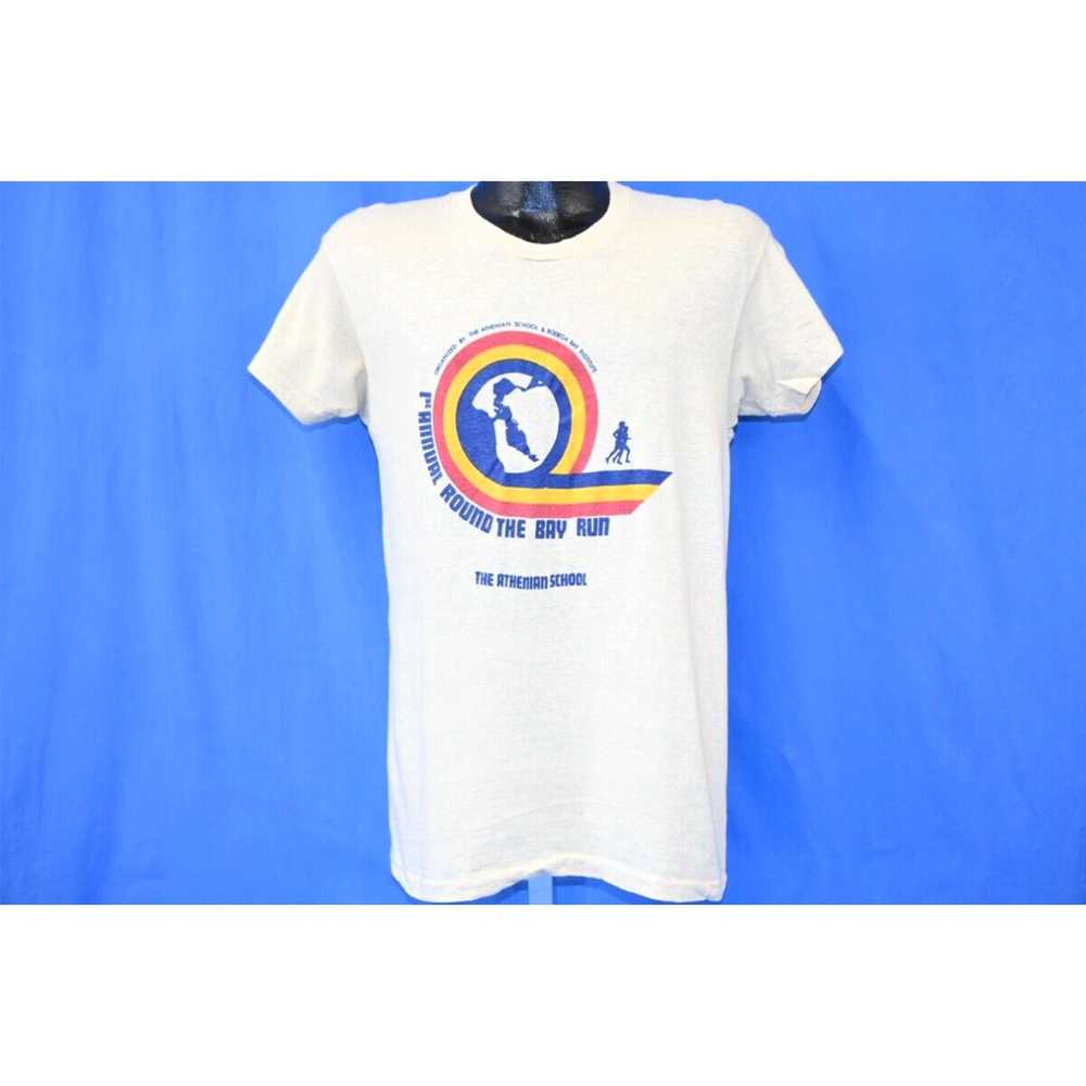 Hanes vintage 70s THE ATHENIAN SCHOOL 1st ANNUAL … - image 2