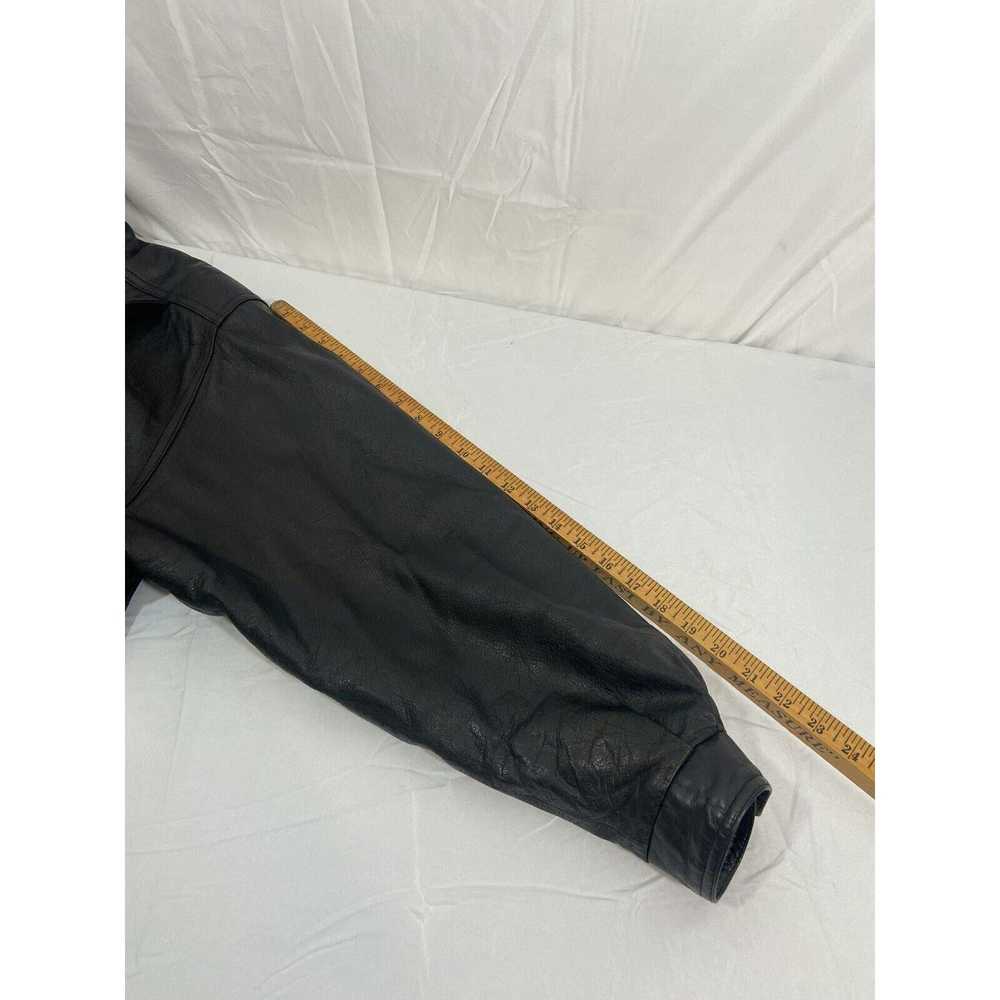 Other Preswick & Moore Black Leather Jacket Coat … - image 6