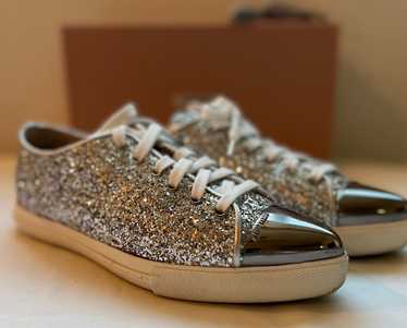 Miu Miu Miu Miu Metallic And Metal Cap Toe Low To… - image 1