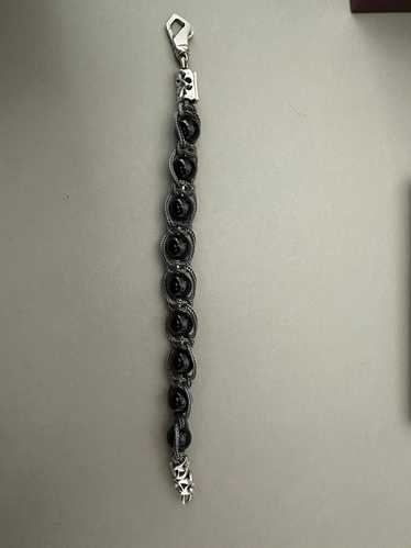 Emanuele Bicocchi beaded chain bracelet - Silver