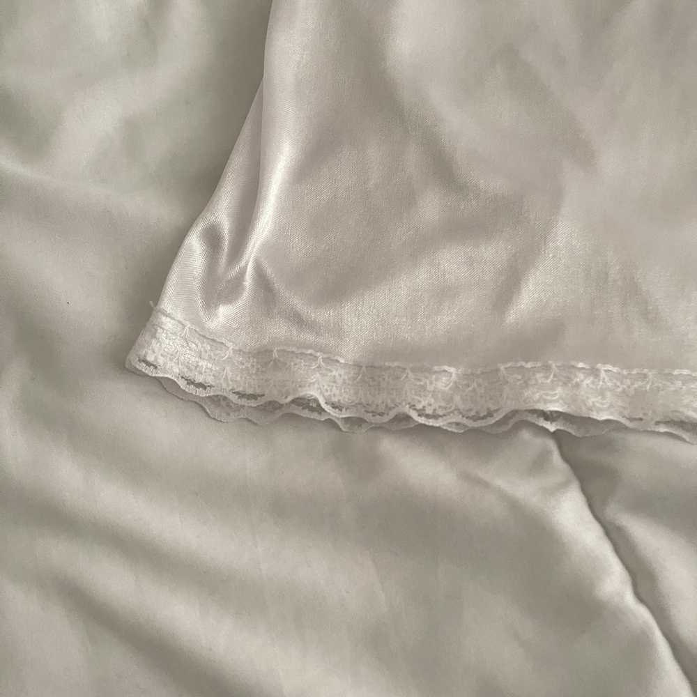 Vintage White Babydoll Slip Dress - image 10