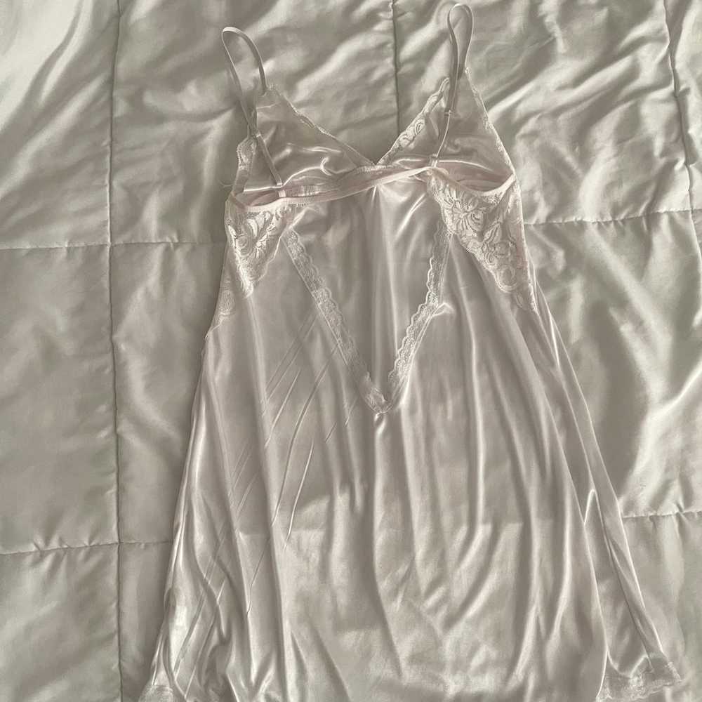 Vintage White Babydoll Slip Dress - image 2