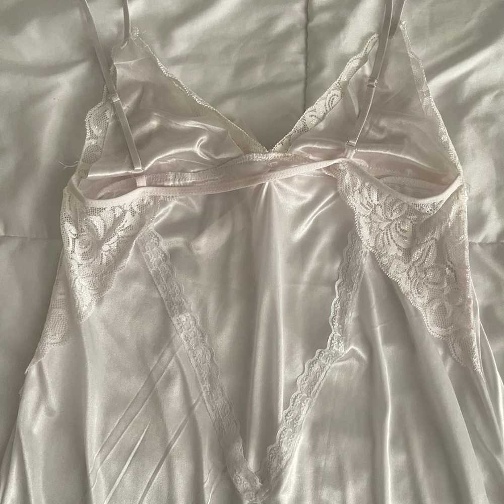 Vintage White Babydoll Slip Dress - image 9