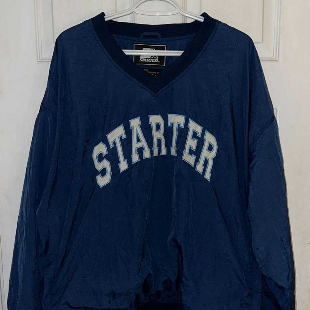 Starter Vintage Starter Blue Sweater Men's Size XL - image 1