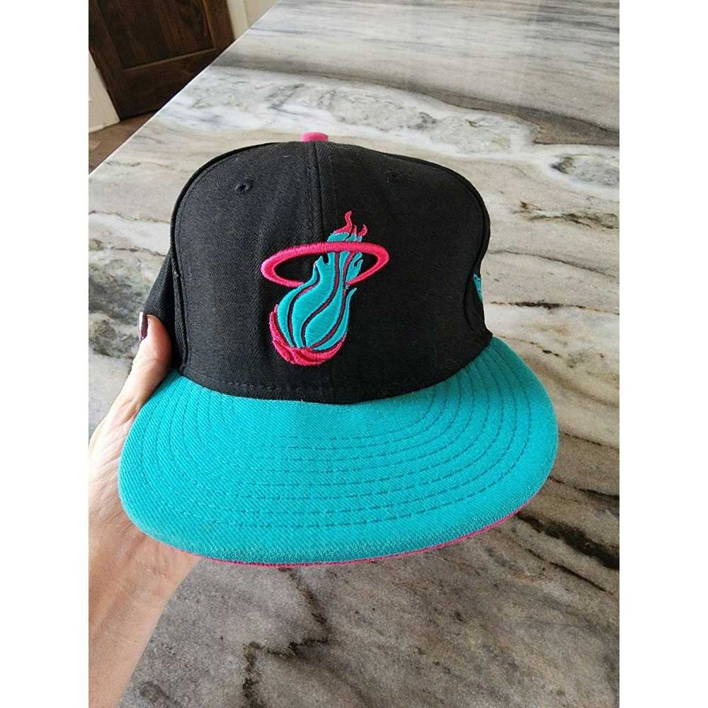 New Era Miami Heat New Era 9Fifty Snapback Hat Ha… - image 1