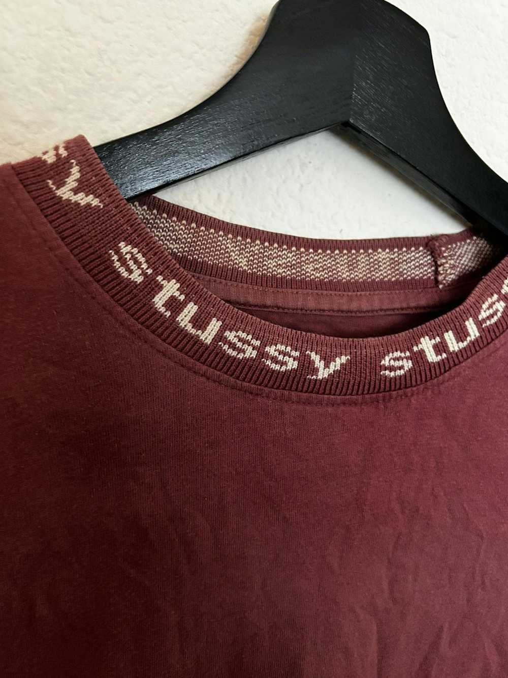 Streetwear × Stussy × Vintage Stussy Collar Text … - image 2
