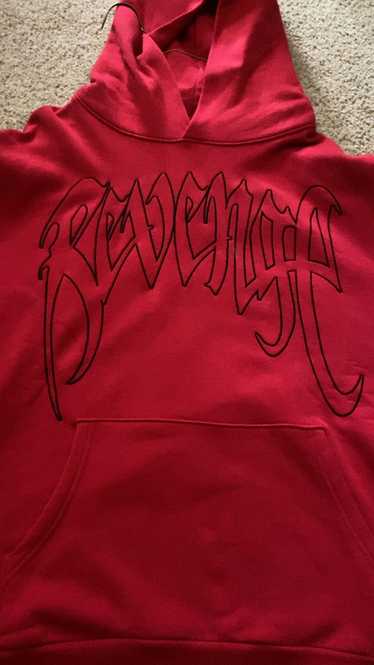 Revenge Revenge Red Outline Arch Embroidery