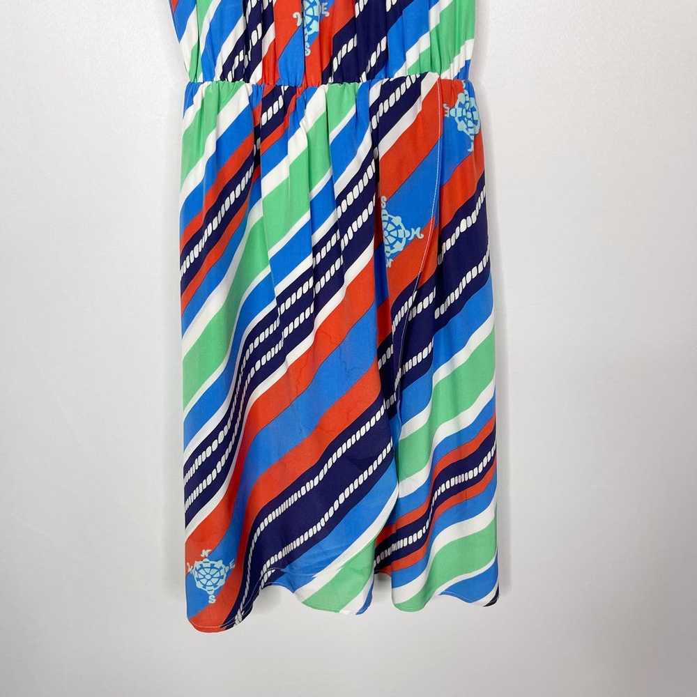 Lilly Pulitzer XS Kennett Dress Multi Overboard S… - image 4