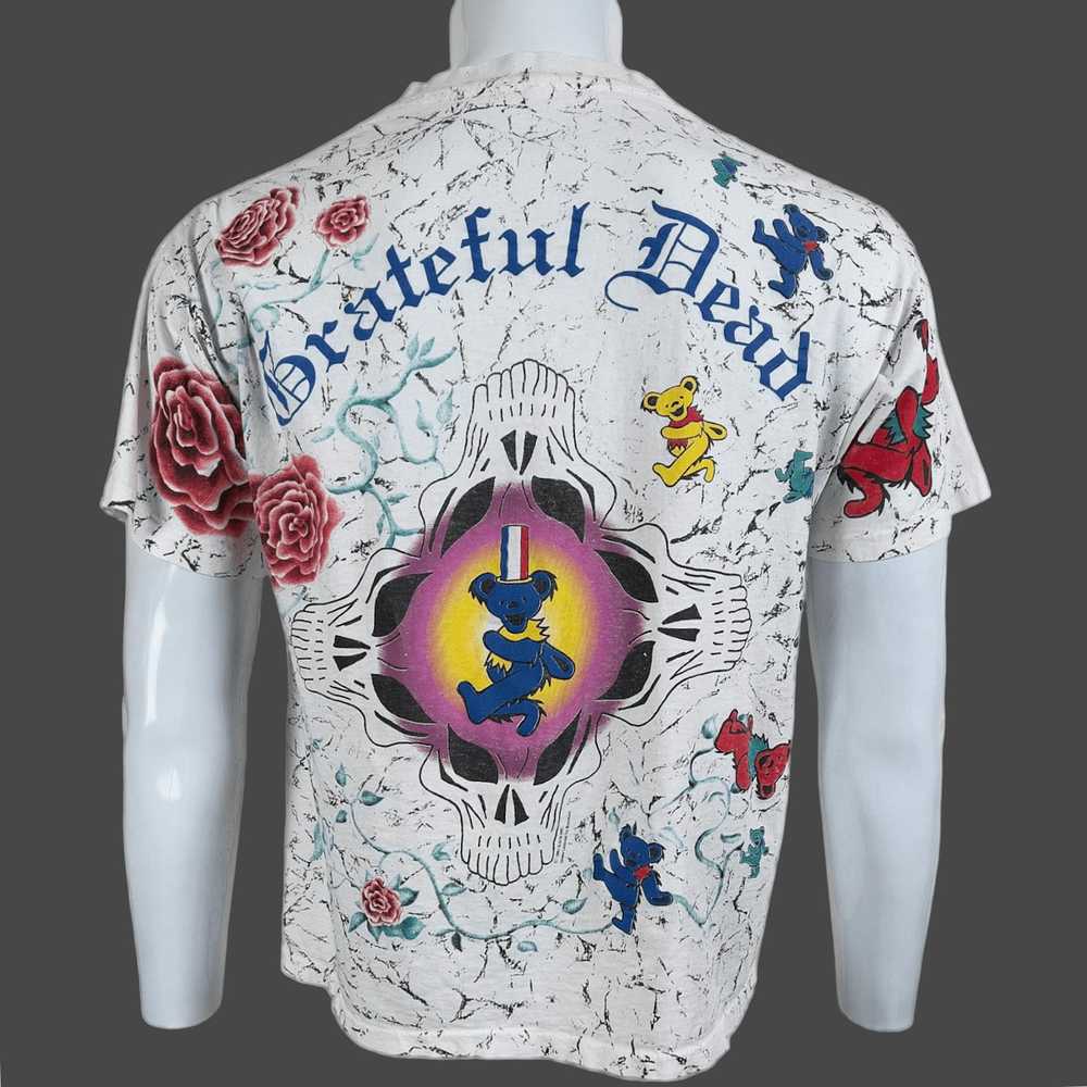 Brockum Grateful Dead Shirt Dead Bears Roses AOP … - image 2