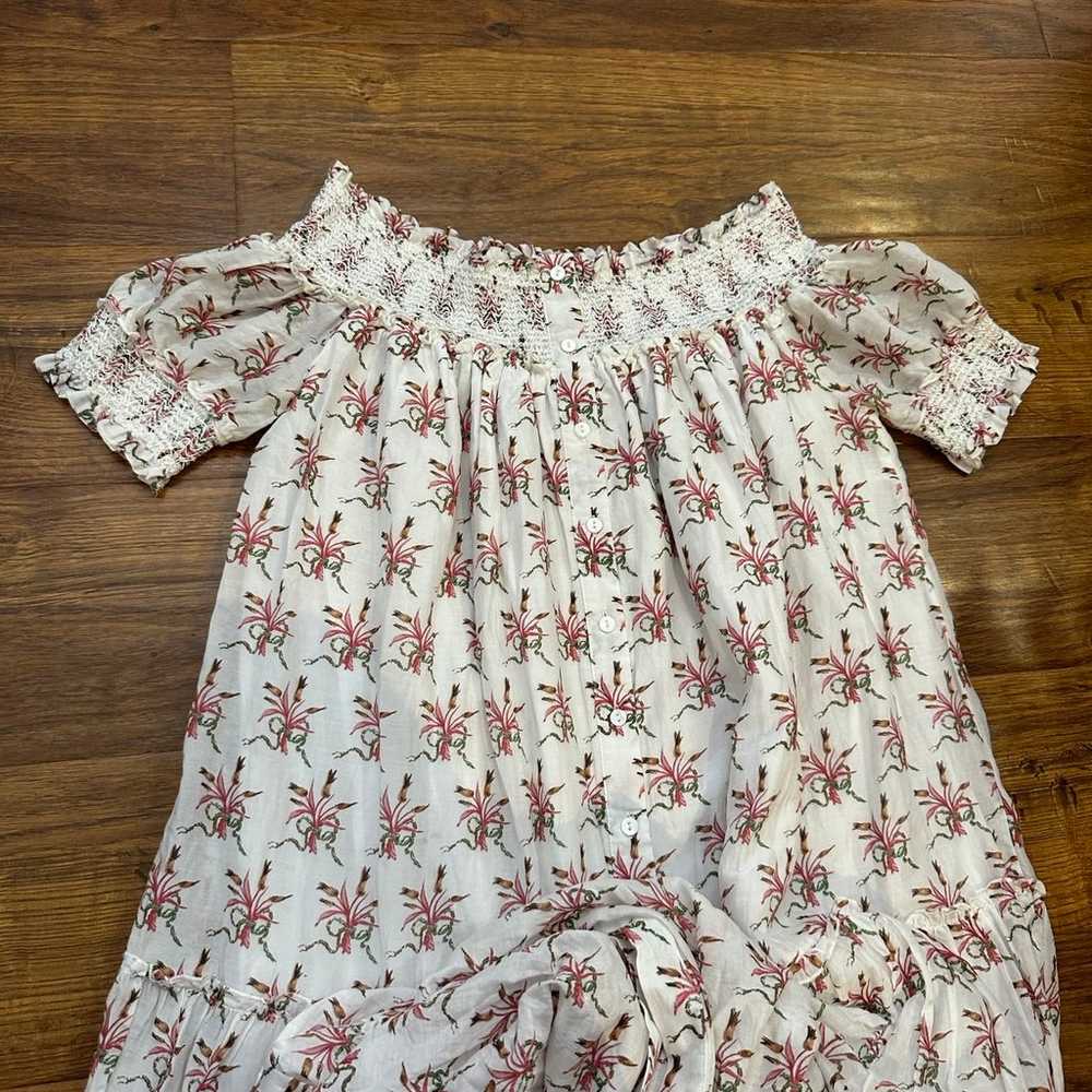 Guadalupe Alexis OTS Maxi Smocked baby doll peasa… - image 5