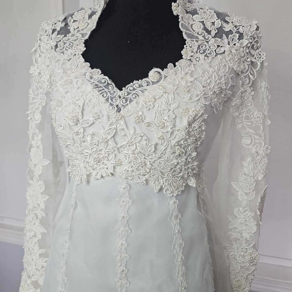 Vintage 1970s Wedding Dress - image 2