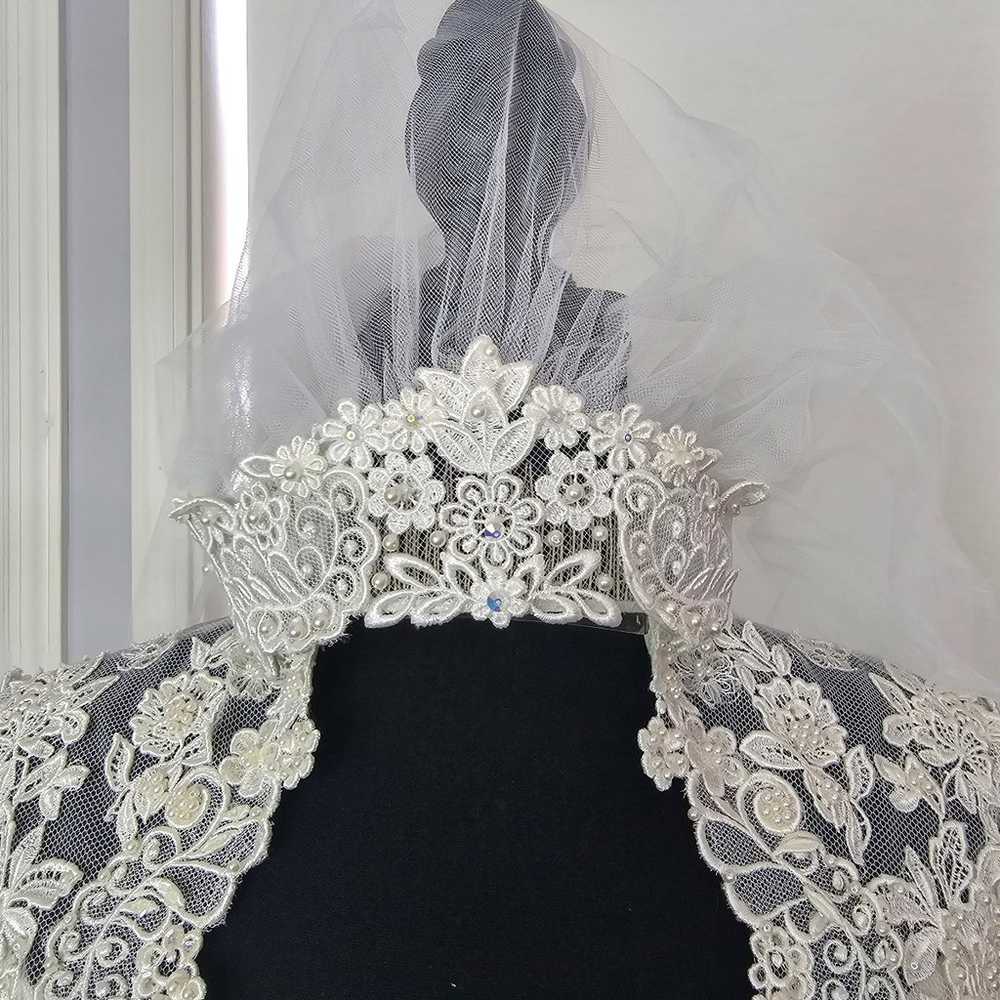 Vintage 1970s Wedding Dress - image 3