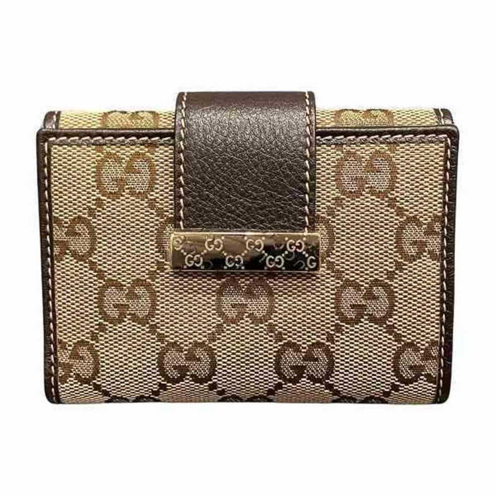 Gucci GUCCI GG Canvas 212097 Business Card Holder… - image 1