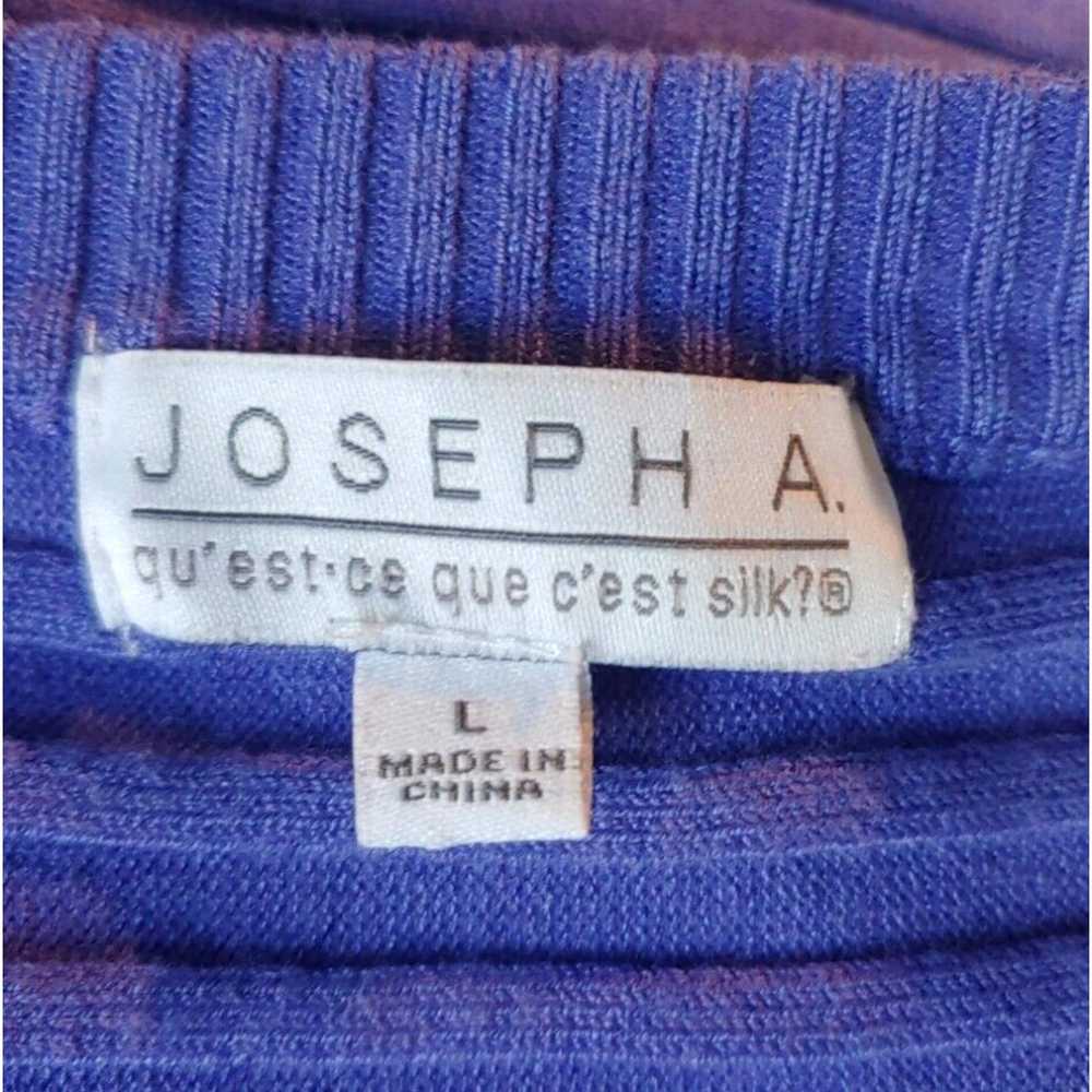 Vintage Joseph A Womens Sweater Top Womens L Purp… - image 3