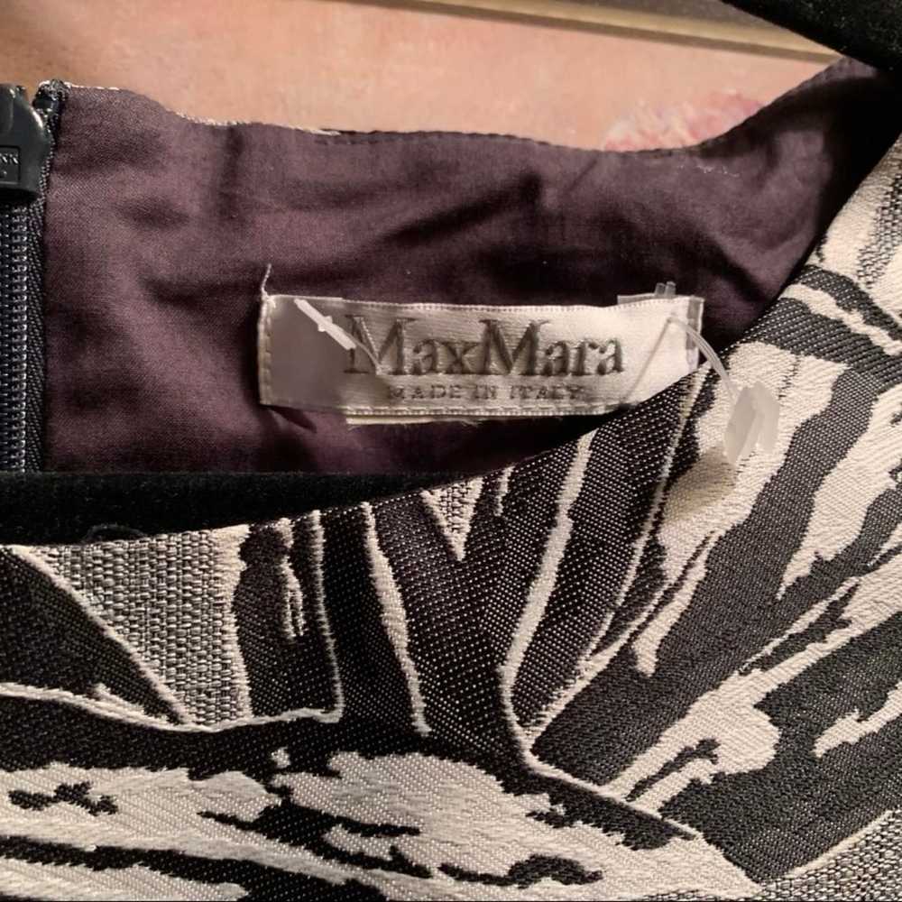 Max Mara midi silk blend dress size 8 C6 - image 5