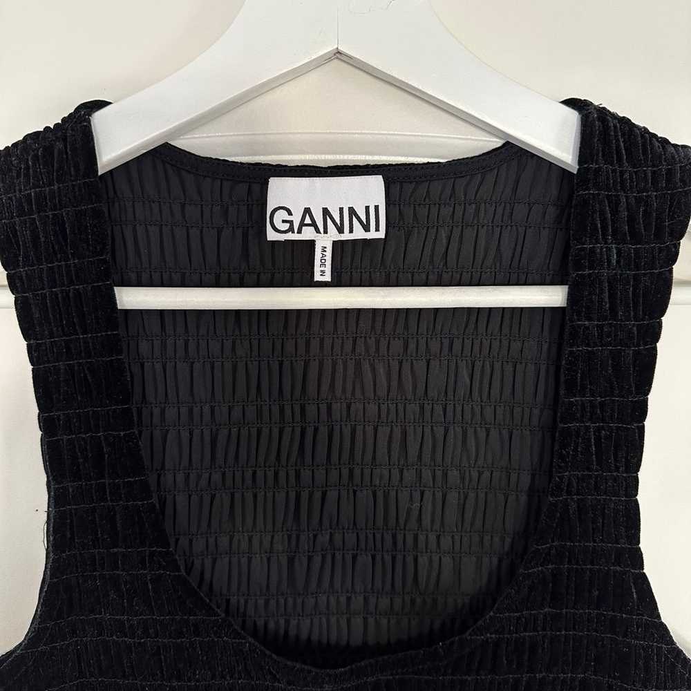 Ganni mini velvet dress - image 3