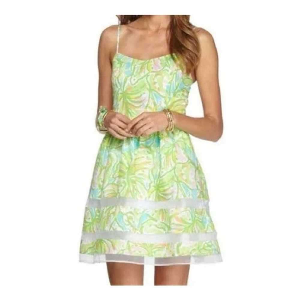 Lilly Pulitzer Ollie Flare Dress in Elephant Ears… - image 2