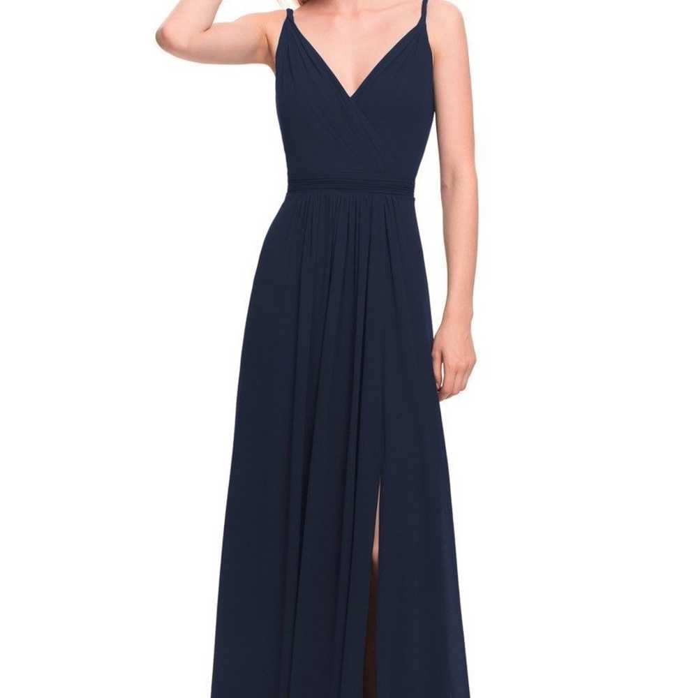 LEVKOFF Bridesmaid Dress Navy - Chiffon S-14 - image 1