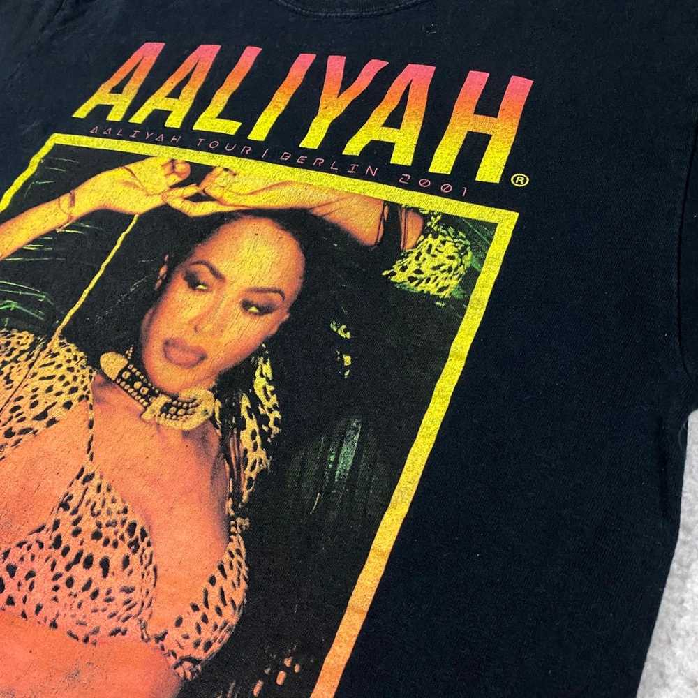 Band Tees × Vintage Vintage Aaliyah T Shirt 2001 - image 10
