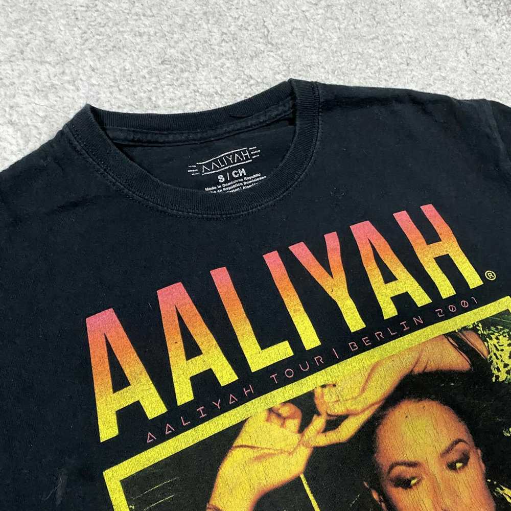 Band Tees × Vintage Vintage Aaliyah T Shirt 2001 - image 11