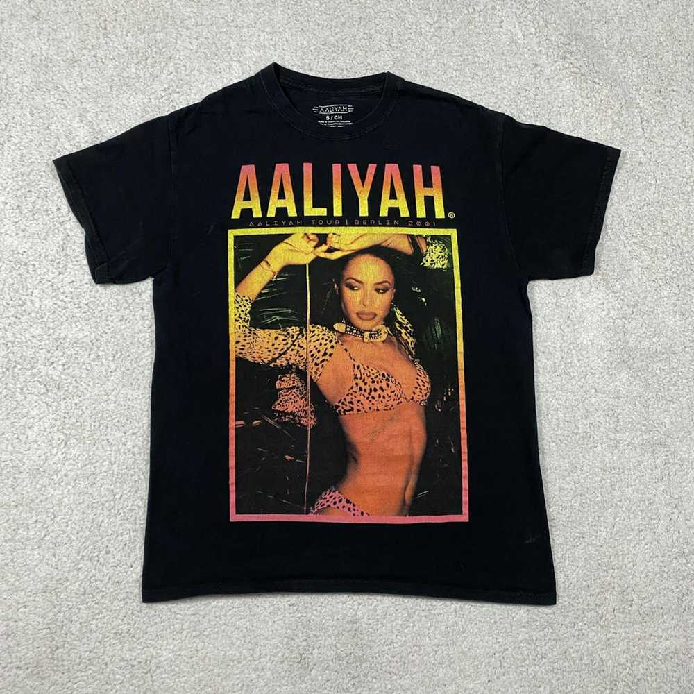 Band Tees × Vintage Vintage Aaliyah T Shirt 2001 - image 1