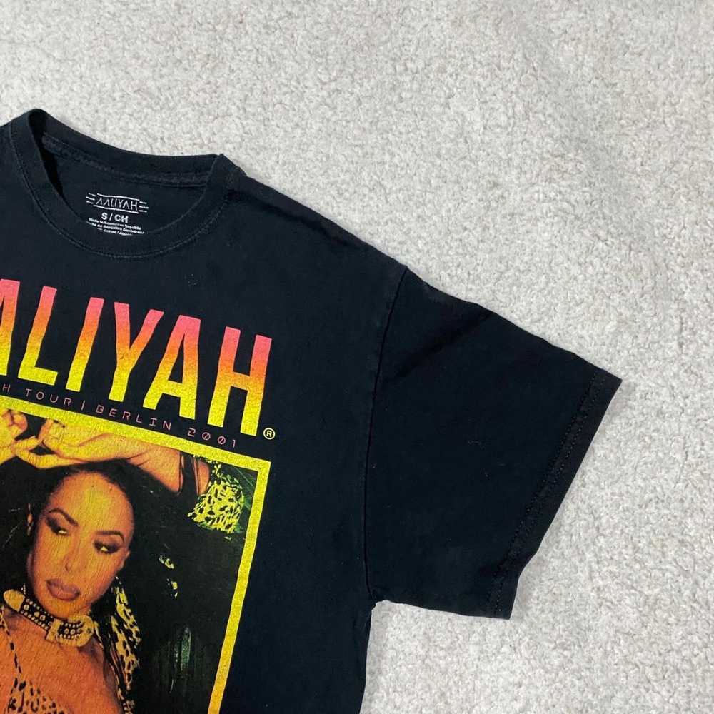 Band Tees × Vintage Vintage Aaliyah T Shirt 2001 - image 7