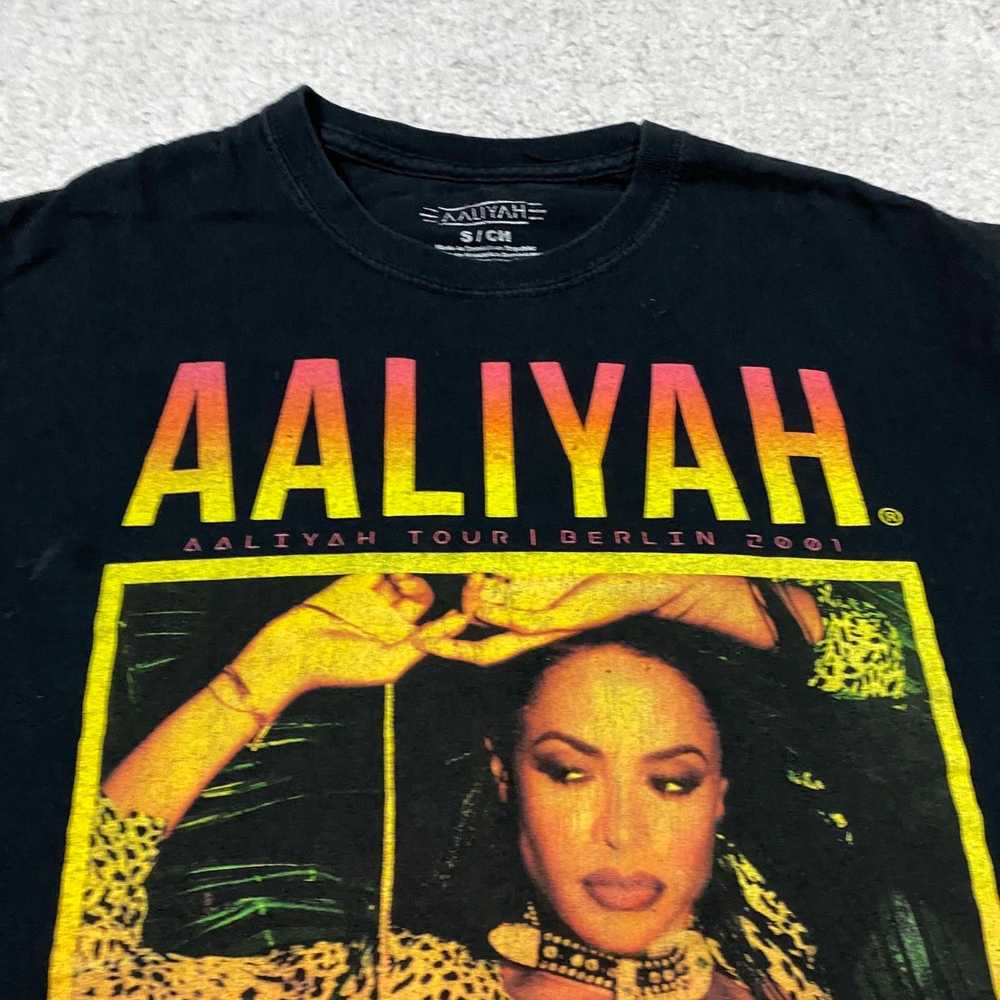 Band Tees × Vintage Vintage Aaliyah T Shirt 2001 - image 8
