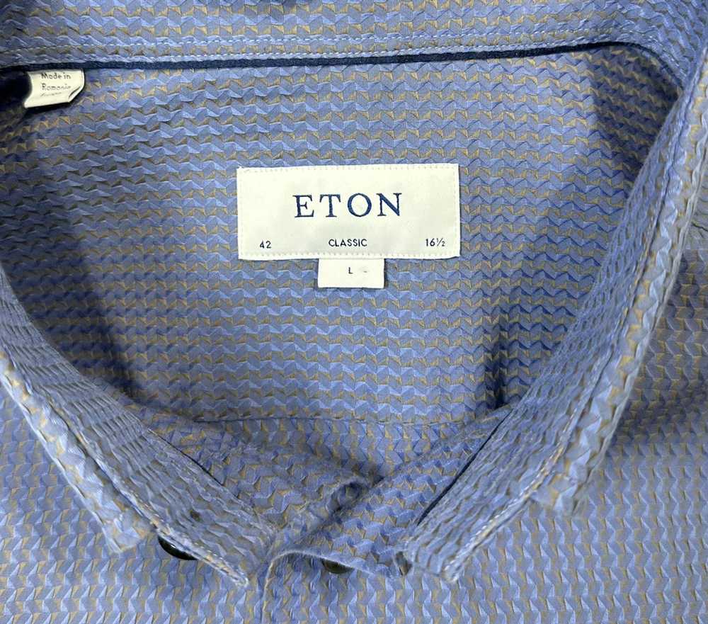 Eton × Luxury Eton Classic Shirt Long Sleeved Cot… - image 6