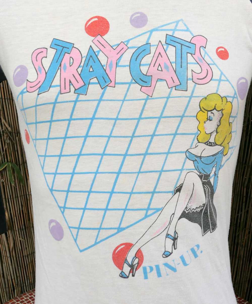 Vintage Vintage 1981 STRAY CATS Rock This Town To… - image 2