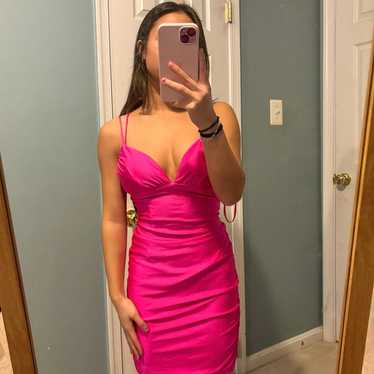 Hot Pink Bodycon dress