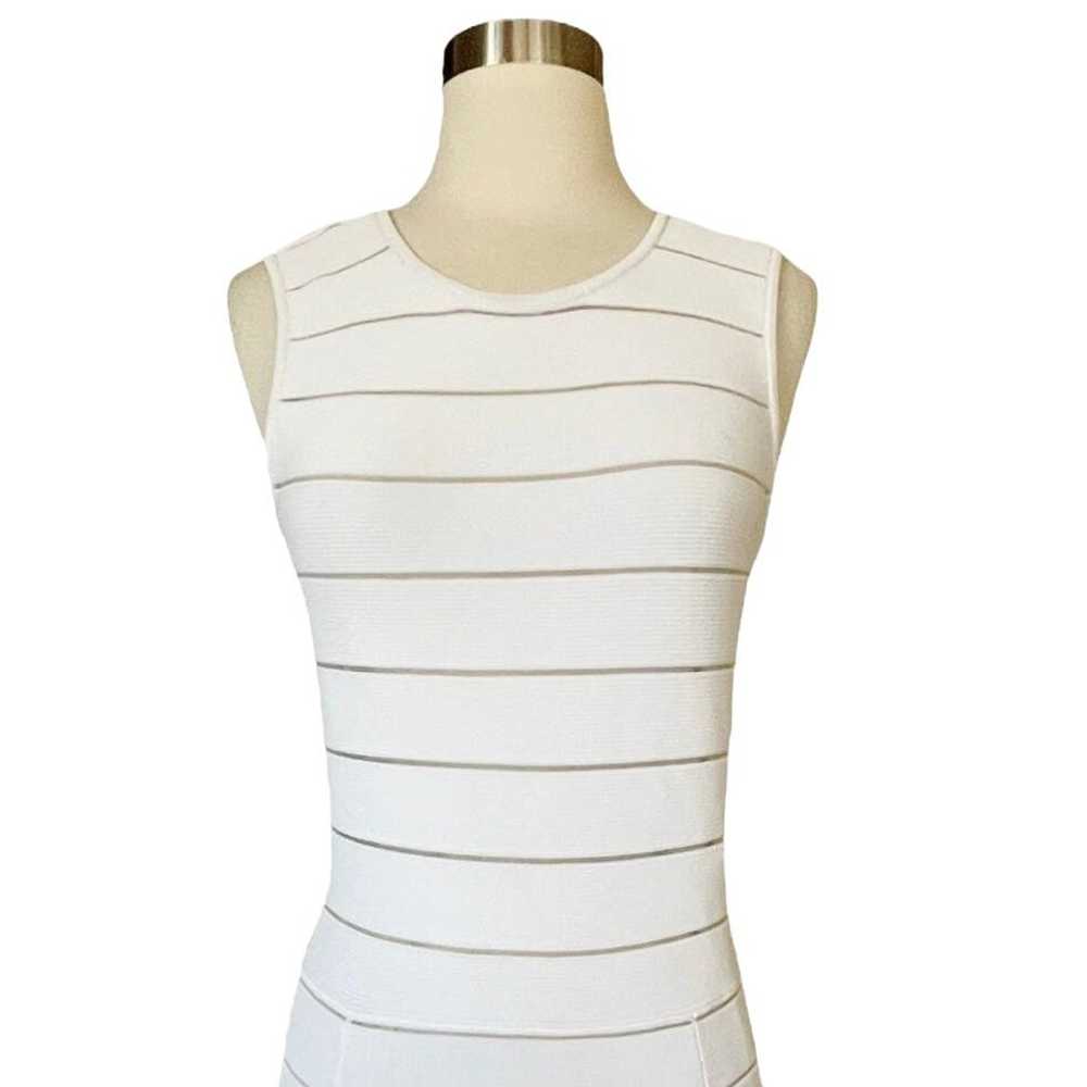 TORN RONNY KOBO Audrey Mini Dress Ivory White Ban… - image 5