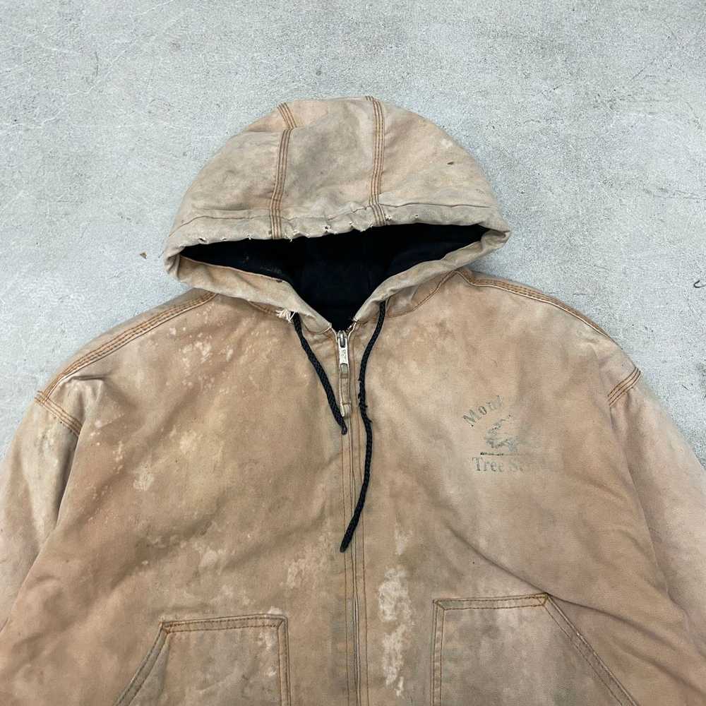 Streetwear × Vintage Vintage canvas hooded workwe… - image 3