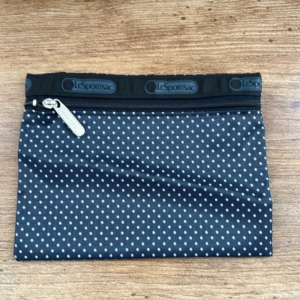 Lesportsac LeSportSac Mini Tote Bag Black Polka D… - image 2