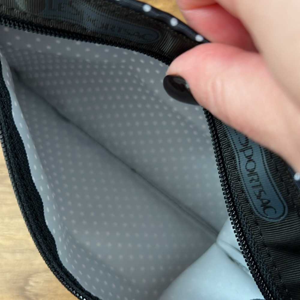 Lesportsac LeSportSac Mini Tote Bag Black Polka D… - image 4