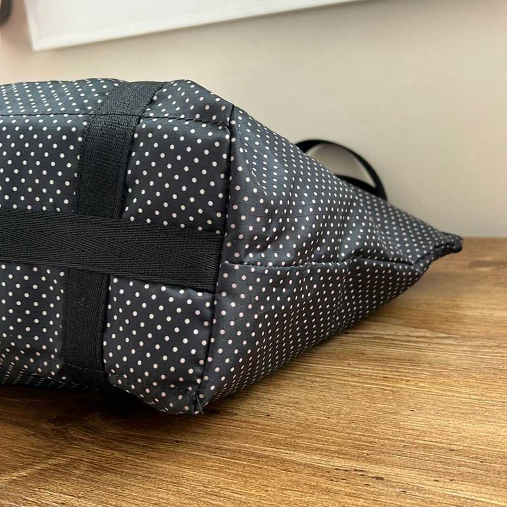 Lesportsac LeSportSac Mini Tote Bag Black Polka D… - image 7