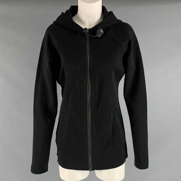 Balenciaga Black Wool Solid Hooded Jacket - image 1