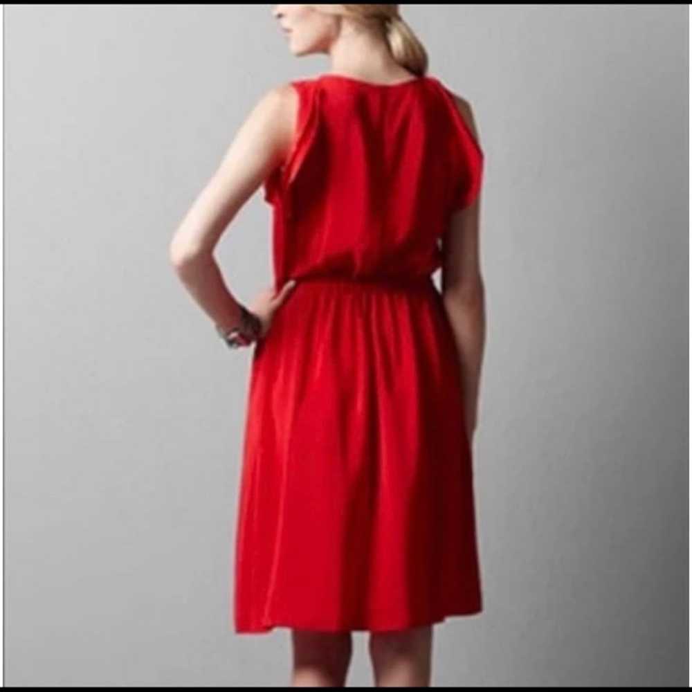 Red Silk Dress - image 2