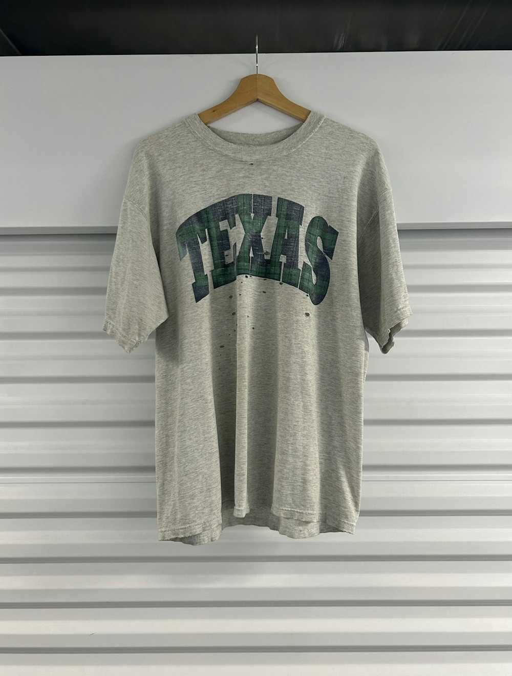 Vintage VTG Texas Shirt Distressed 90s - image 1