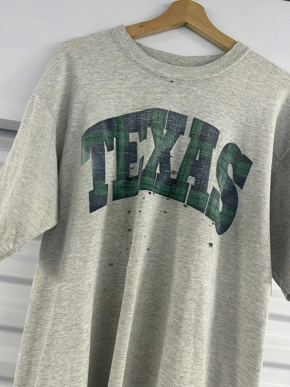 Vintage VTG Texas Shirt Distressed 90s - image 2