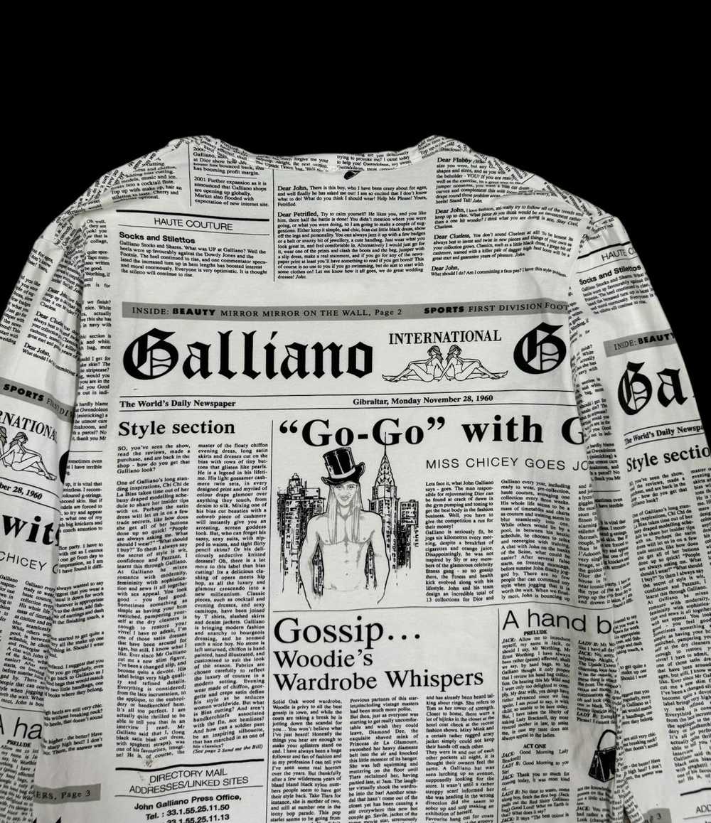 John Galliano × Vintage Vtg🔥Y2k John Galliano Ga… - image 10