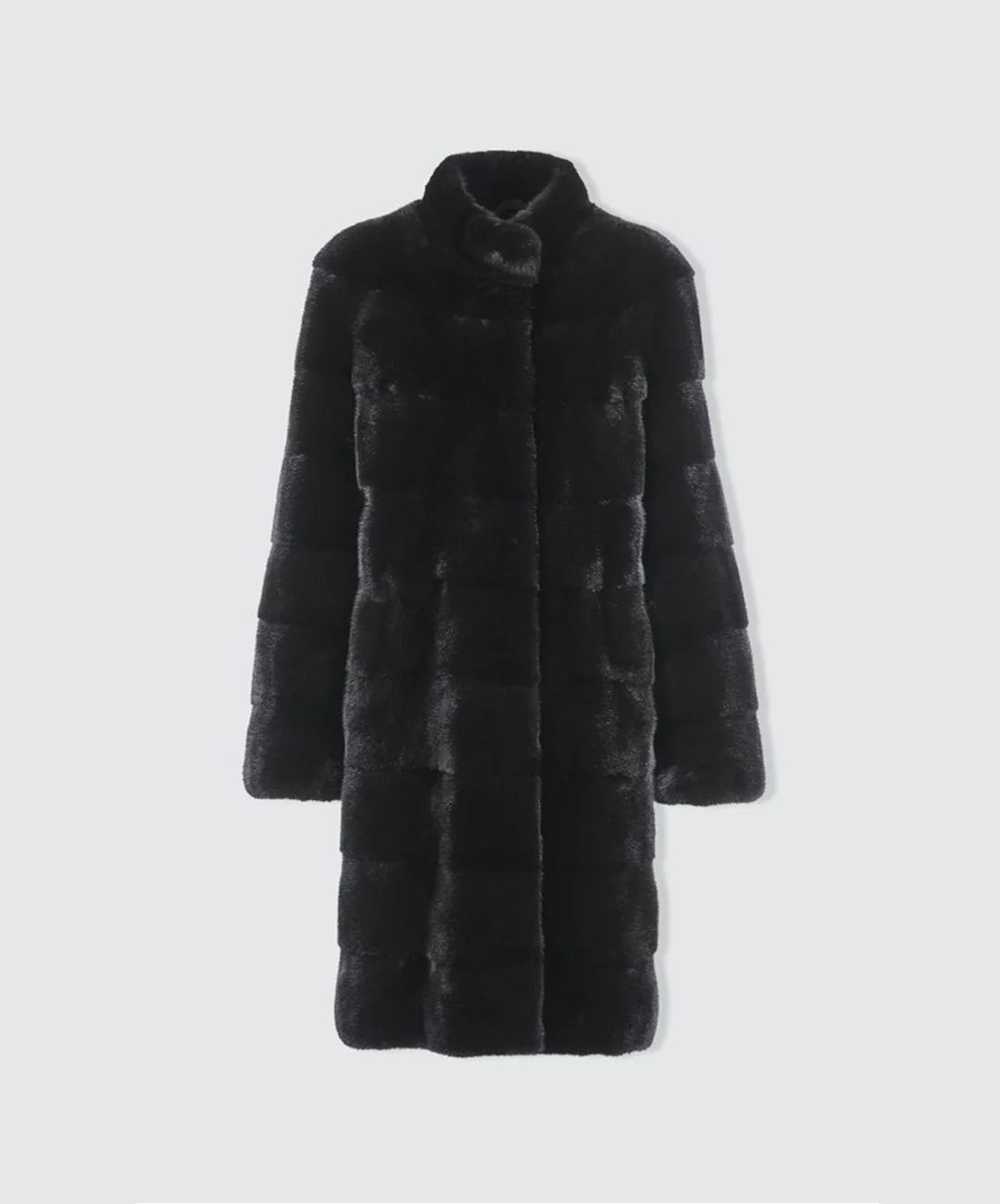 Mink Fur Coat WOMEN'S BLACKGLAMA LONG MINK COAT - image 4